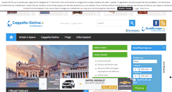 Desktop Screenshot of cappella-sistina.it